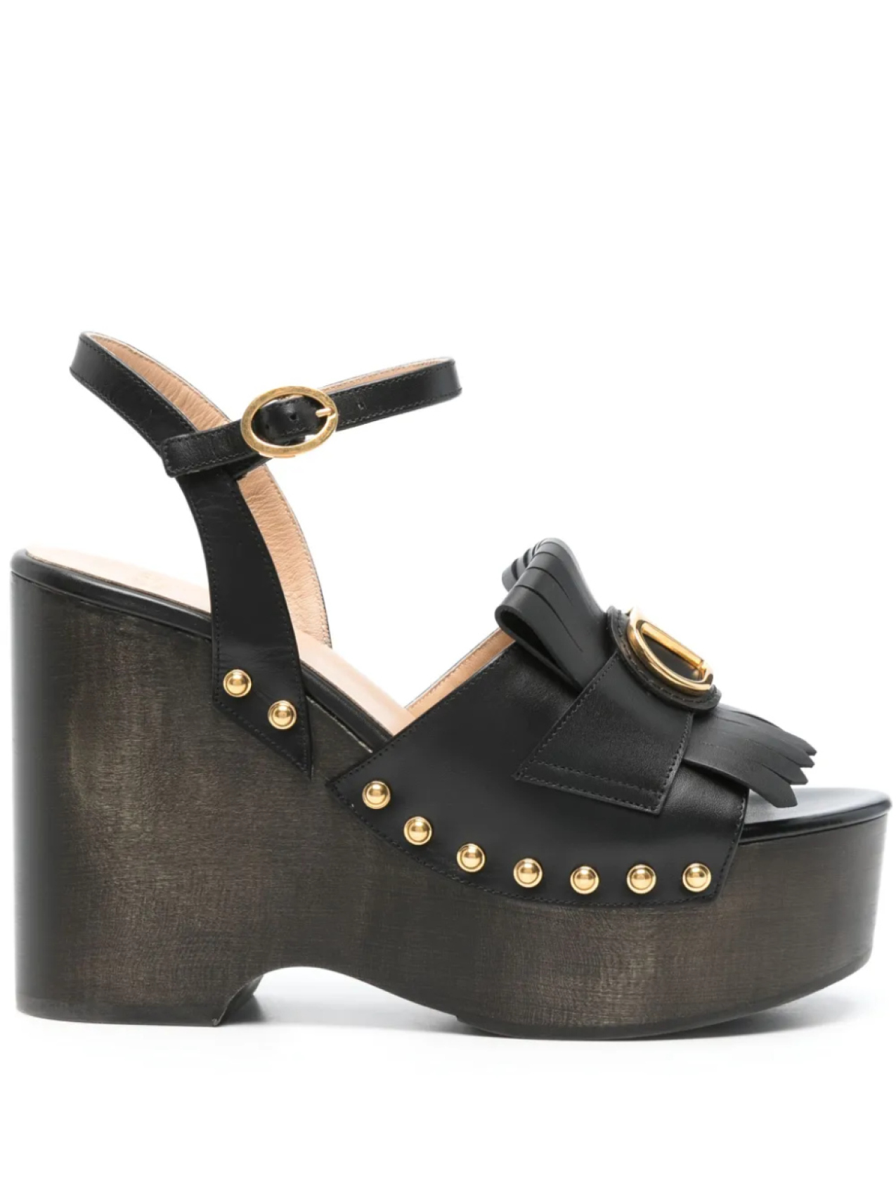 Босоножки Valentino Garavani 115 с логотипом, черный