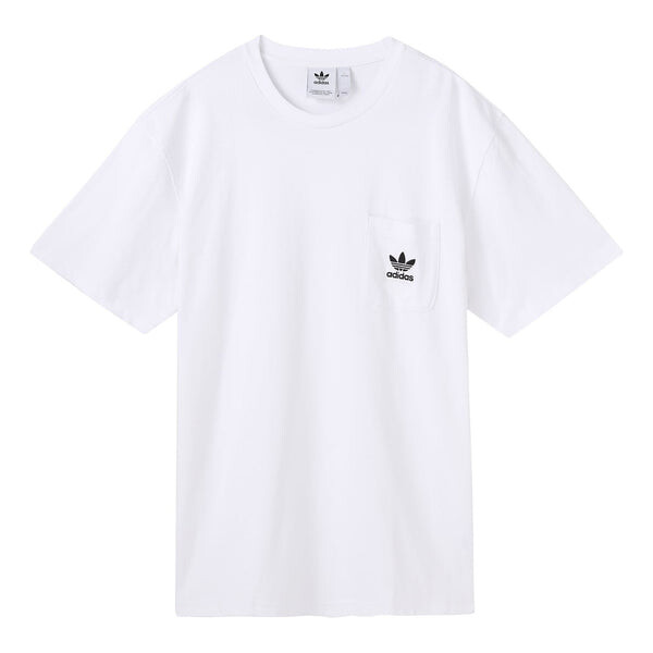

Футболка originals solid color pocket logo short sleeve white Adidas, белый
