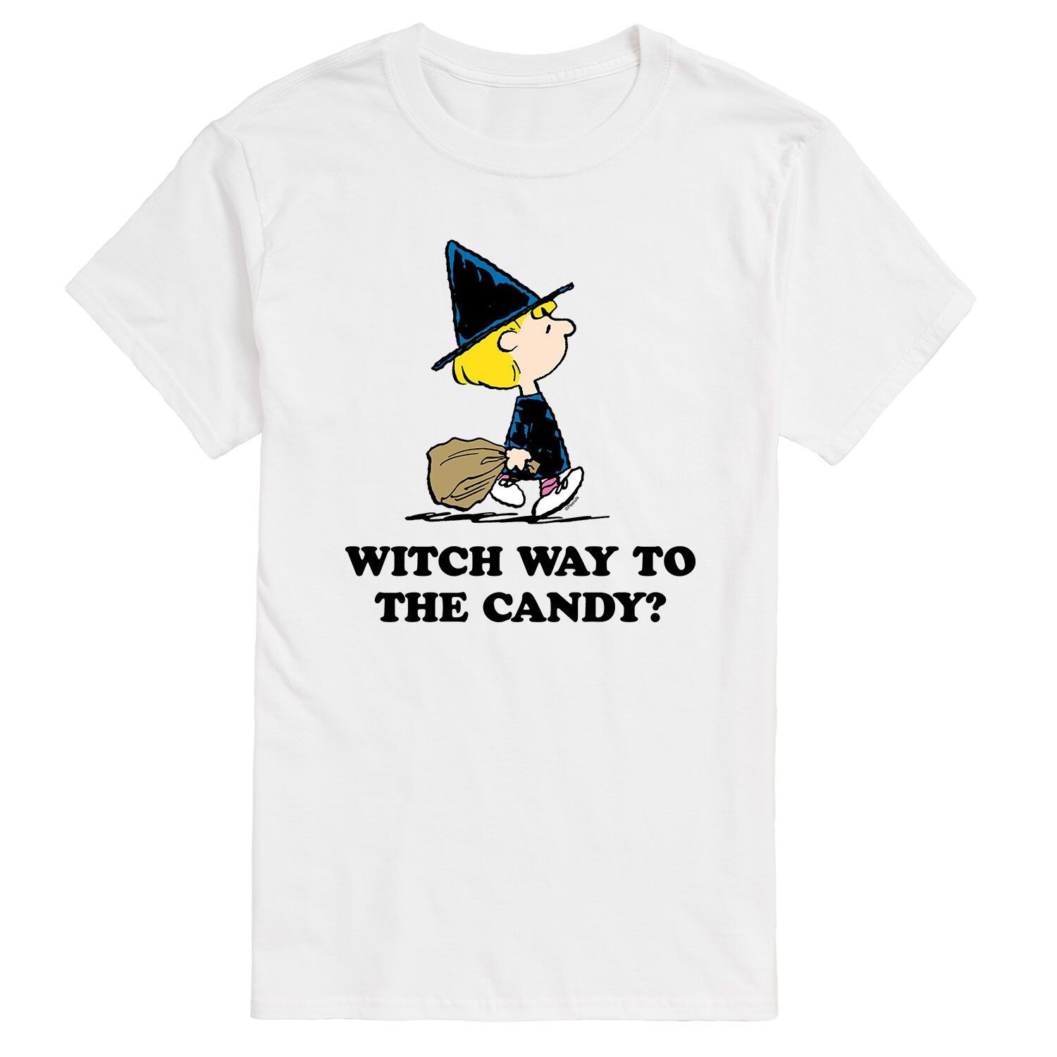 

Мужская футболка конфетного цвета с арахисом Witch Way Licensed Character