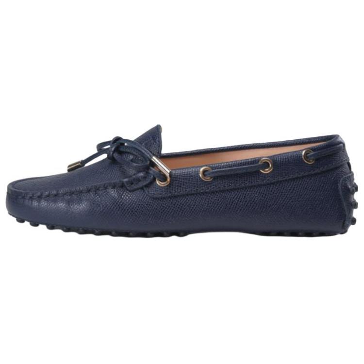 TOD'S Женские повседневные туфли темно-синего цвета