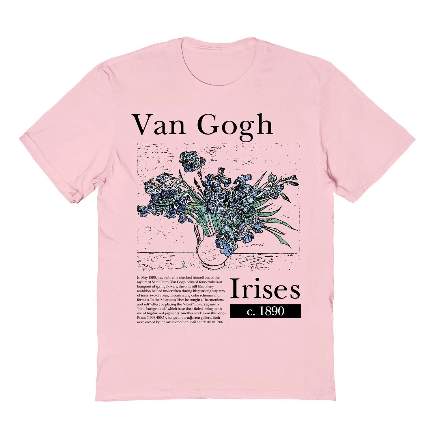 

Мужская футболка Van Gogh Van Gogh Irises Licensed Character