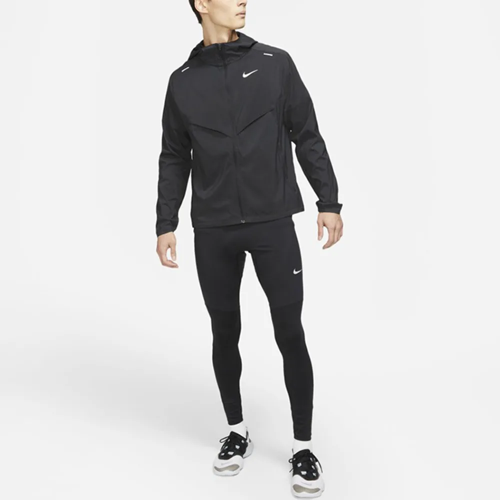 Nike Ветровка для бега Windrunner мужская черная — фото 3