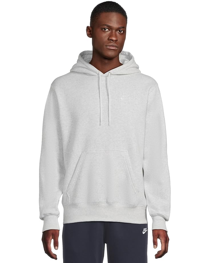 

Худи Nike Club Basket Ball Pullover Hoodie, цвет Birch Heather/White/White