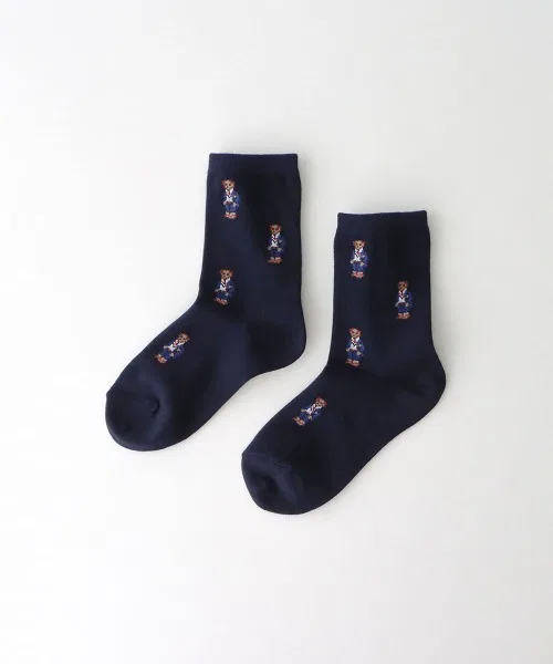 Детские носки POLO RALPH LAUREN с принтом мини-медведя 04835200/04863200