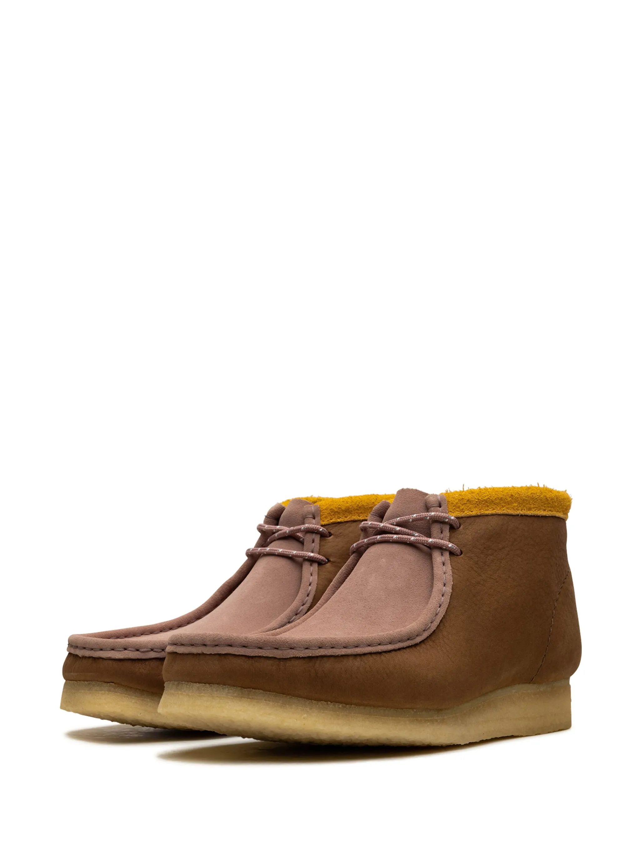 Ботинки Wallabee Clarks, коричневый — фото 4