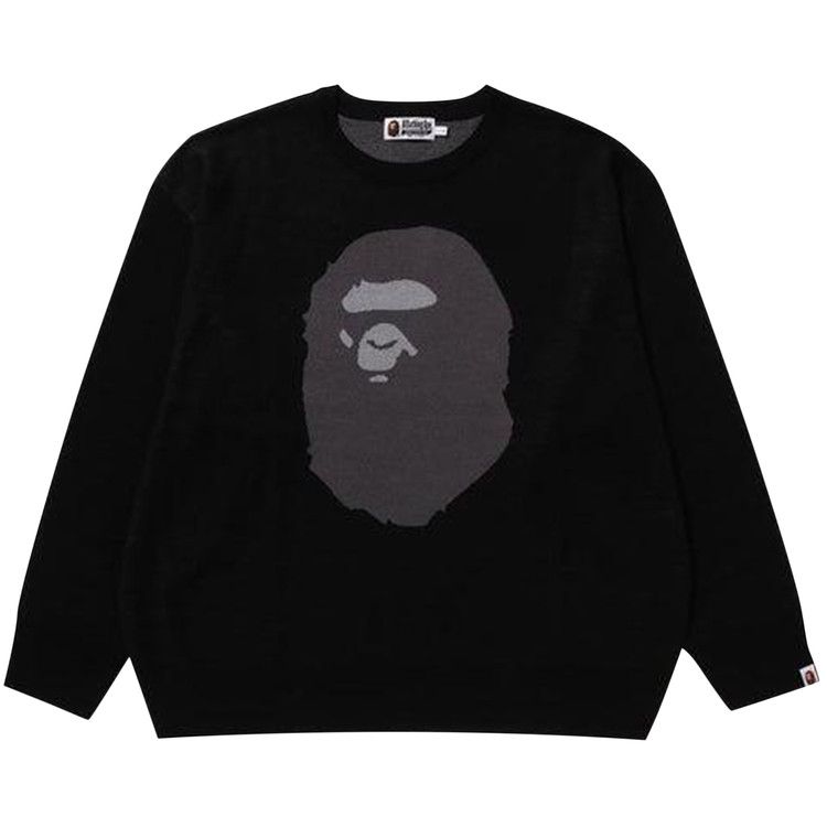 

Свитер Bape Ape Head Jacquard Knit Sweater, Black