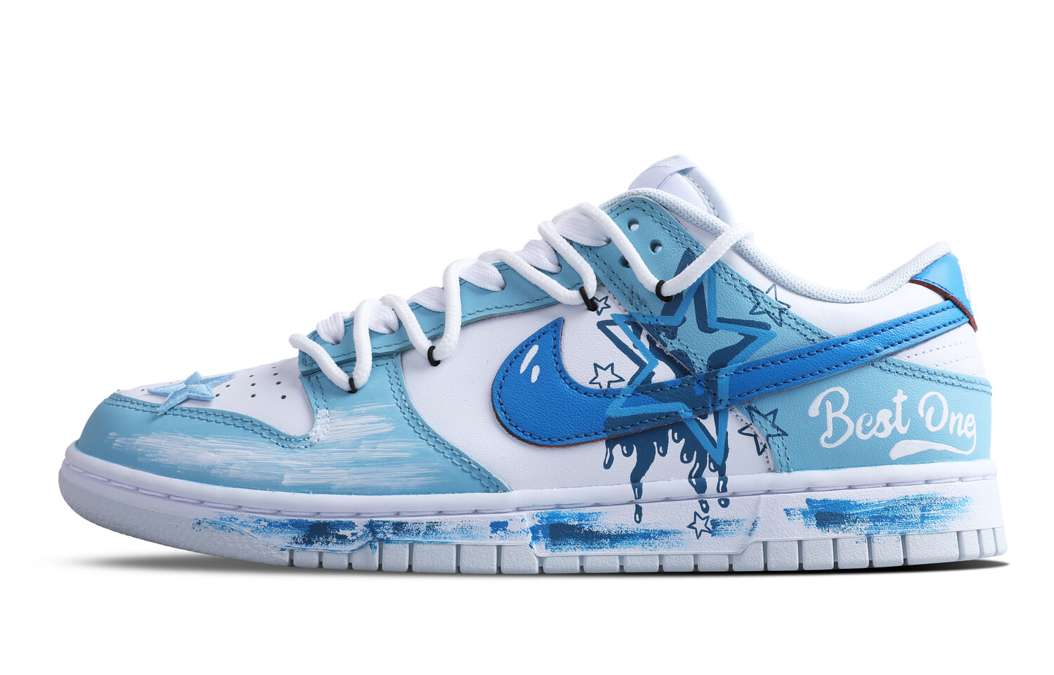 

Кроссовки Nike Dunk Skateboarding Shoes Unisex Low-top White, цвет Lucky Star