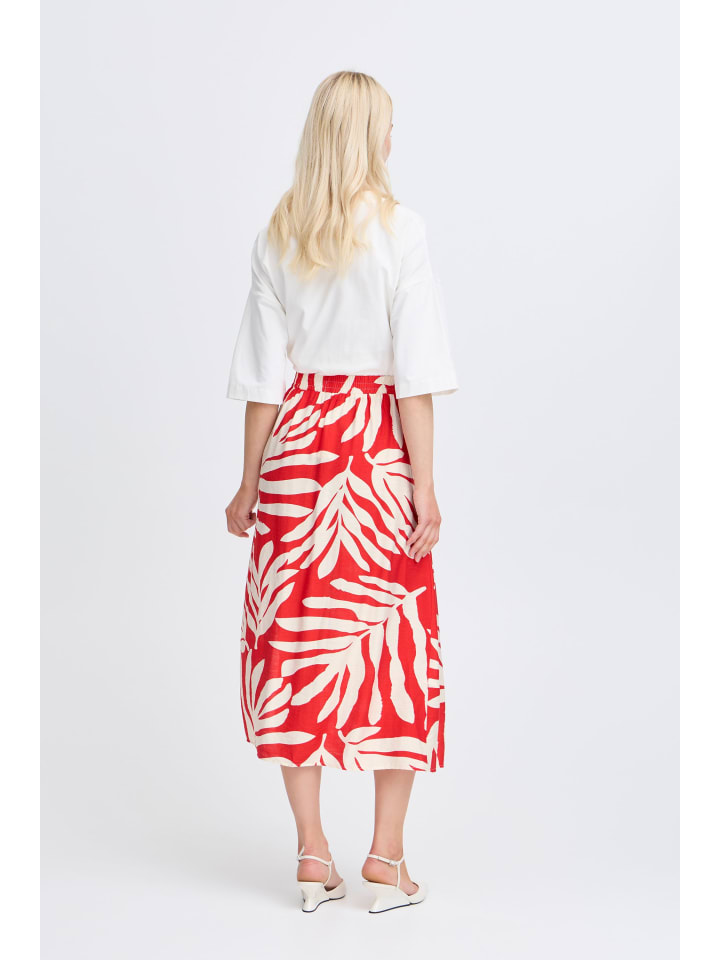 

B. young Юбка BXHAWAII А-образного силуэта, цвет Flame Scarrlet Mix