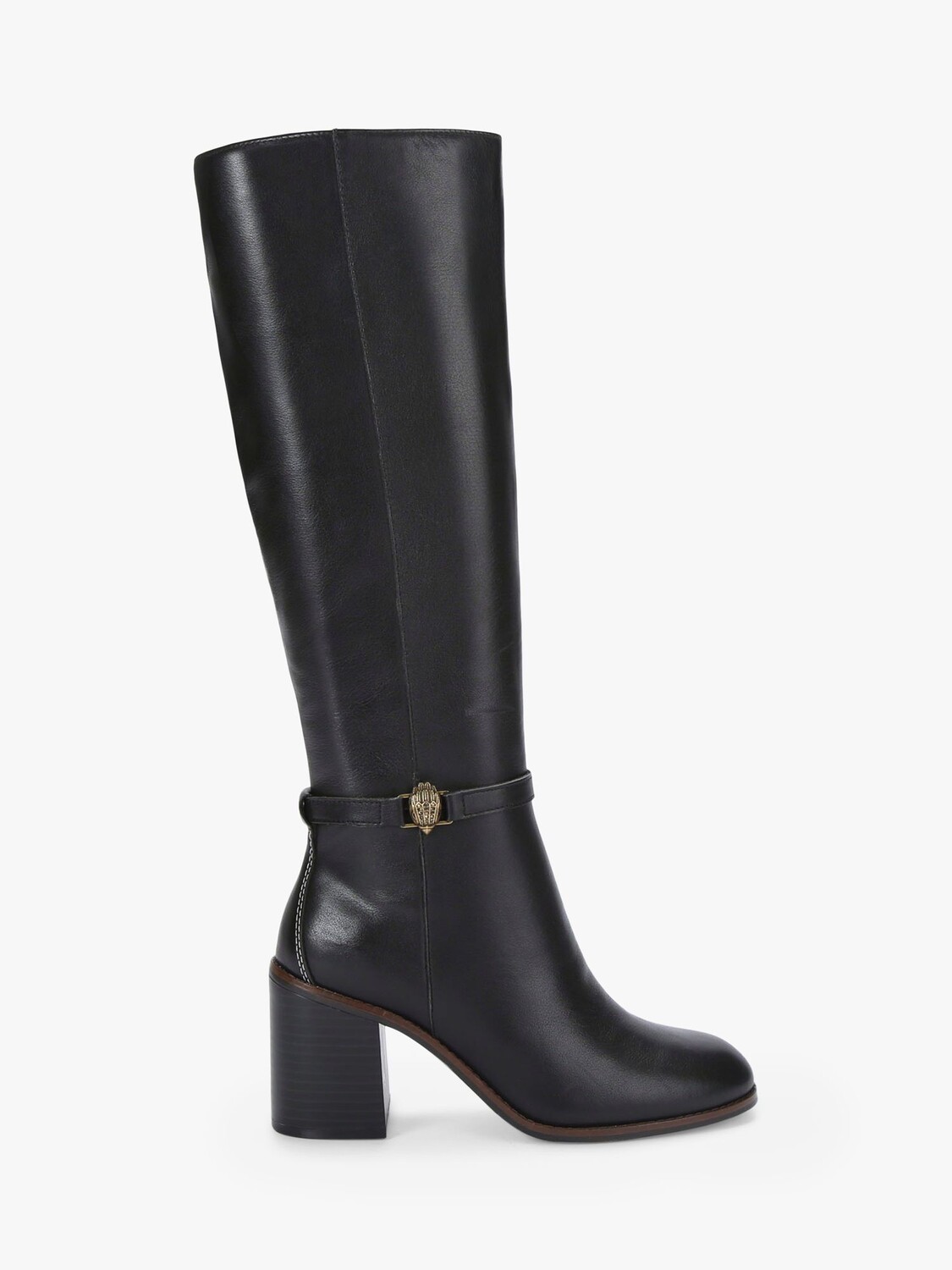 Kurt Geiger London Shoreditch Сапоги до колена на блочном каблуке, черные