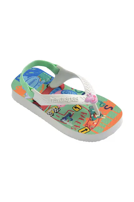 Вьетнамки детские с Peppa Pig Baby Peppa Pig Havaianas, зеленый — фото 3