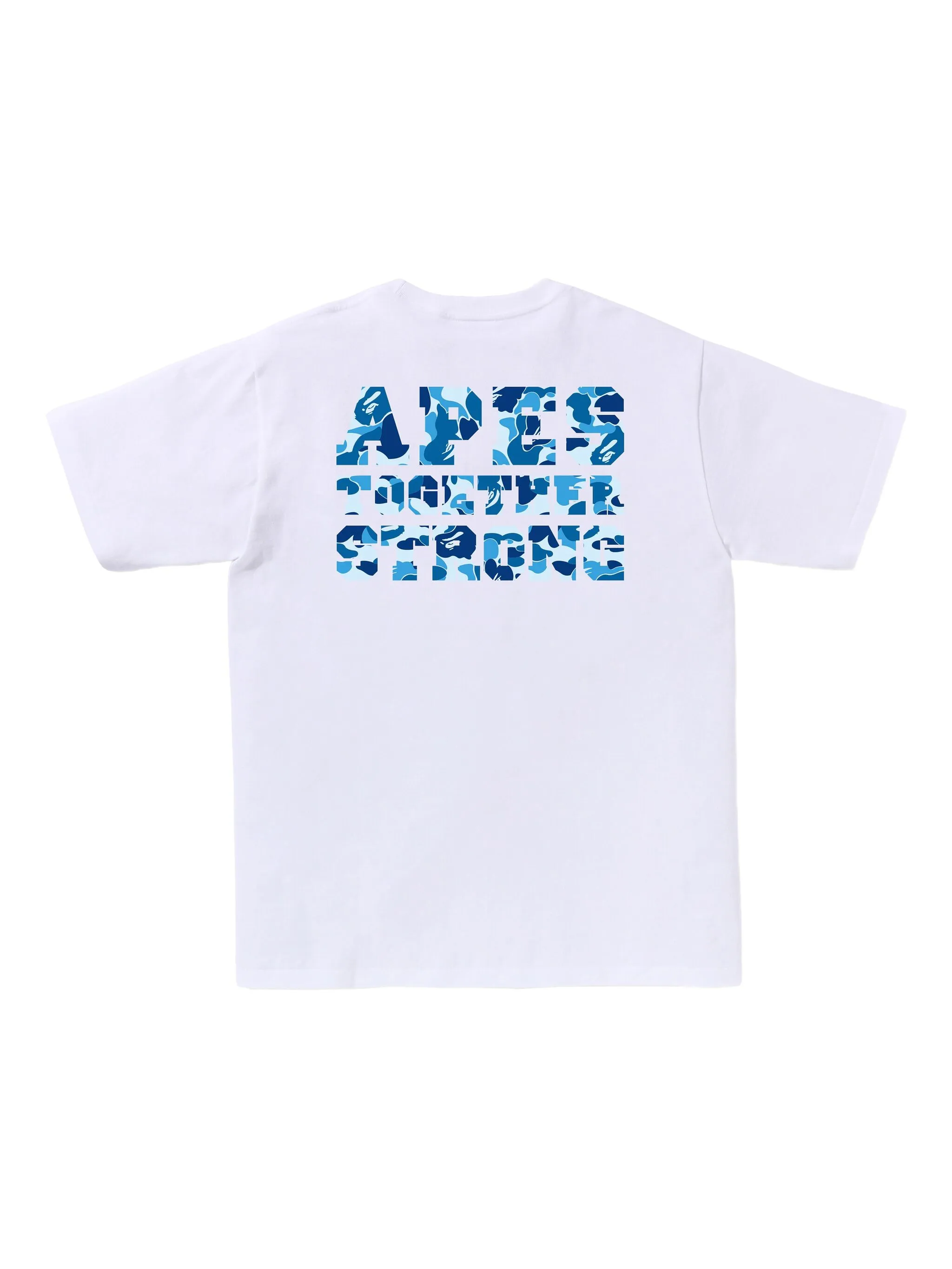 Футболка с графичным принтом A Bathing Ape, белый — фото 2