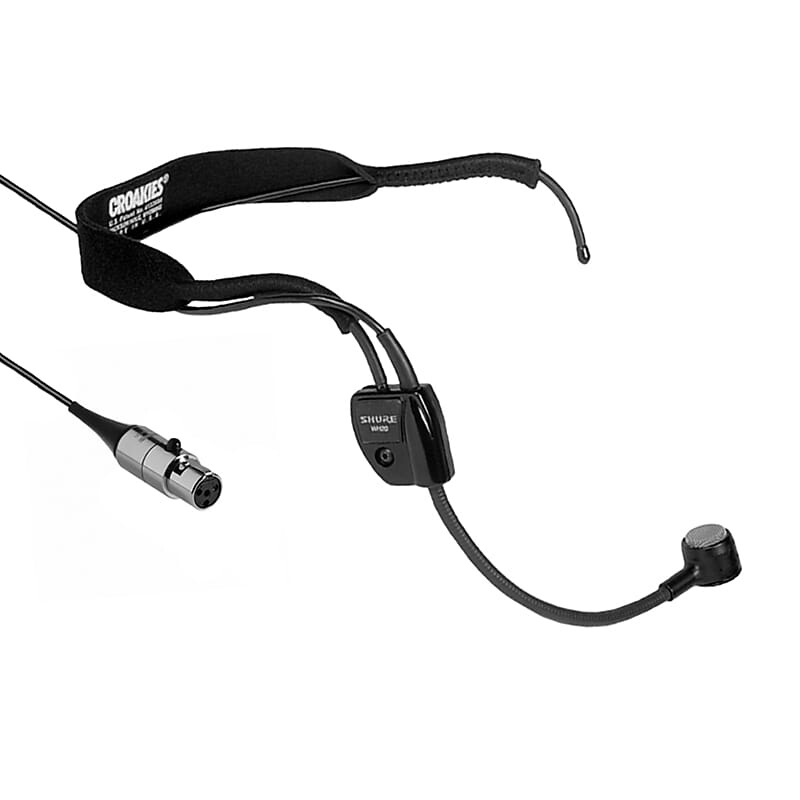 

Динамический микрофон Shure WH20TQG Cardioid Dynamic Headset Mic with TA4F Connector