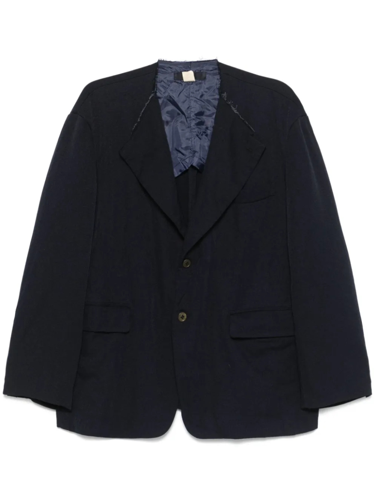 

Блейзер без воротника Comme Des Garçons Shirt, синий
