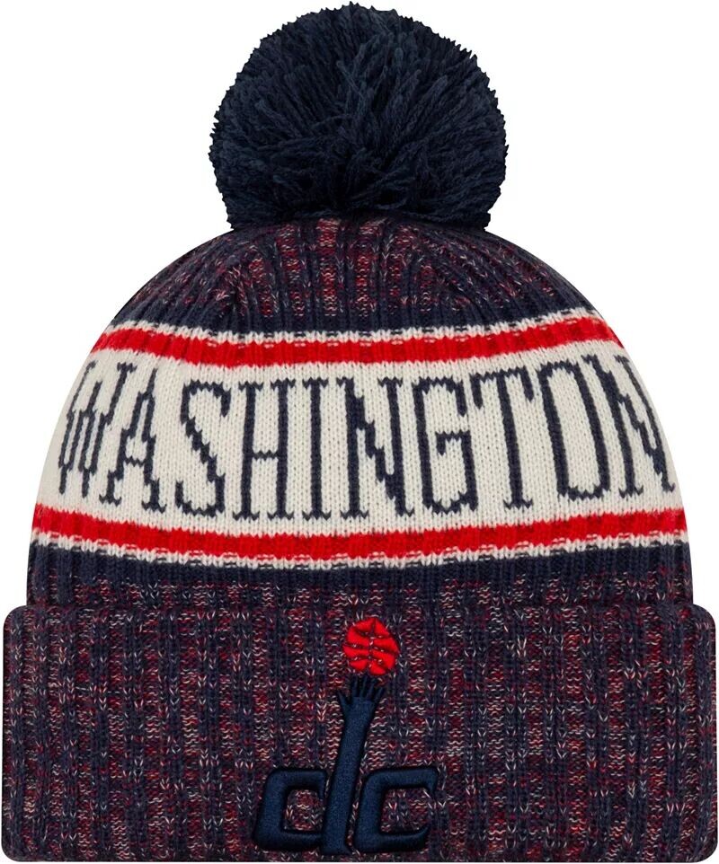 

Мужская спортивная вязаная шапка New Era Washington Wizards