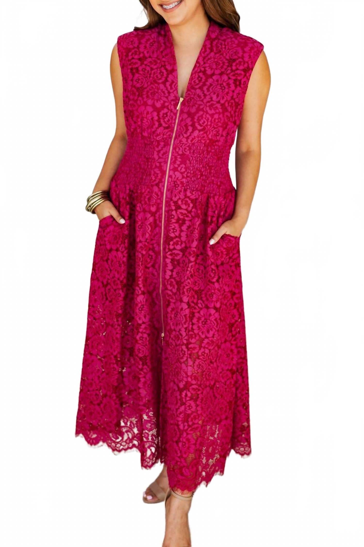 

FATE Кружевное платье Rose Whisper цвета мерло