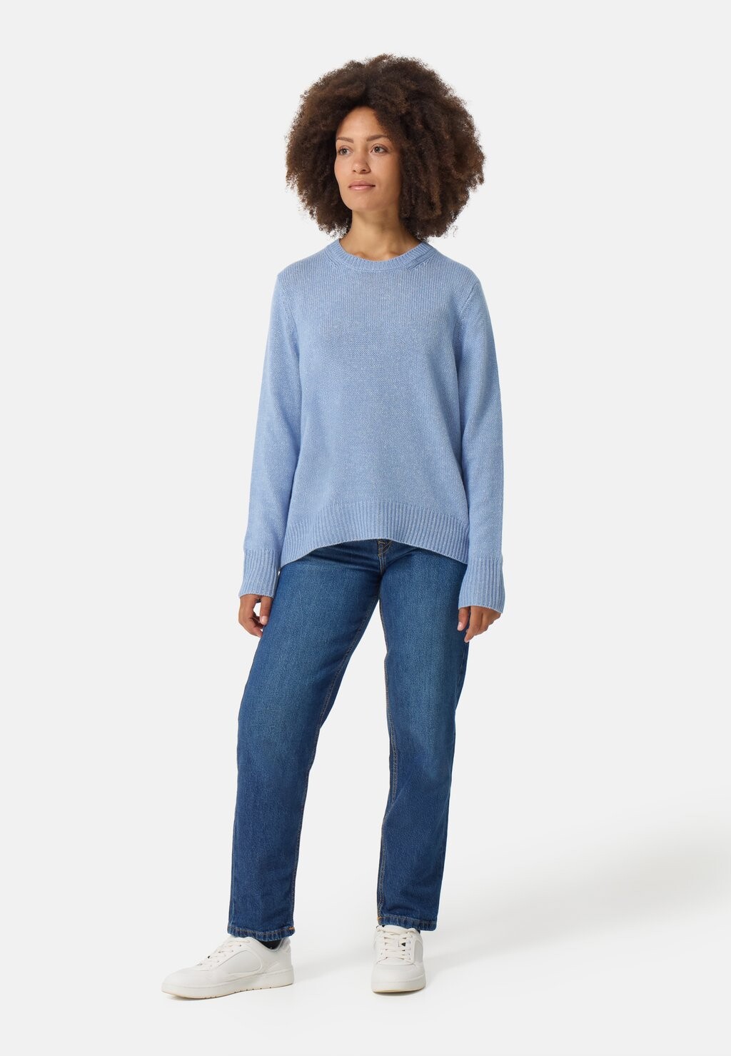 

Джемпер OVERSIZE STYLE RUNDHALS CASH-MERE, светло-голубой