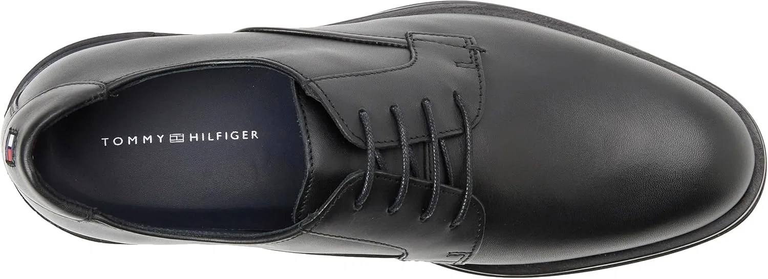 Мужские туфли-дерби Tommy Hilfiger Core RWB Hilfiger LTH Fm0fm04867, Black — фото 3