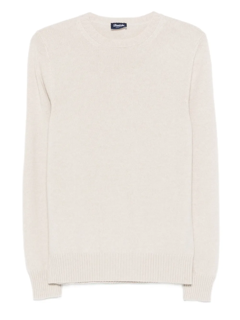 

Кашемировый свитер с круглым вырезом Drumohr, нейтральный