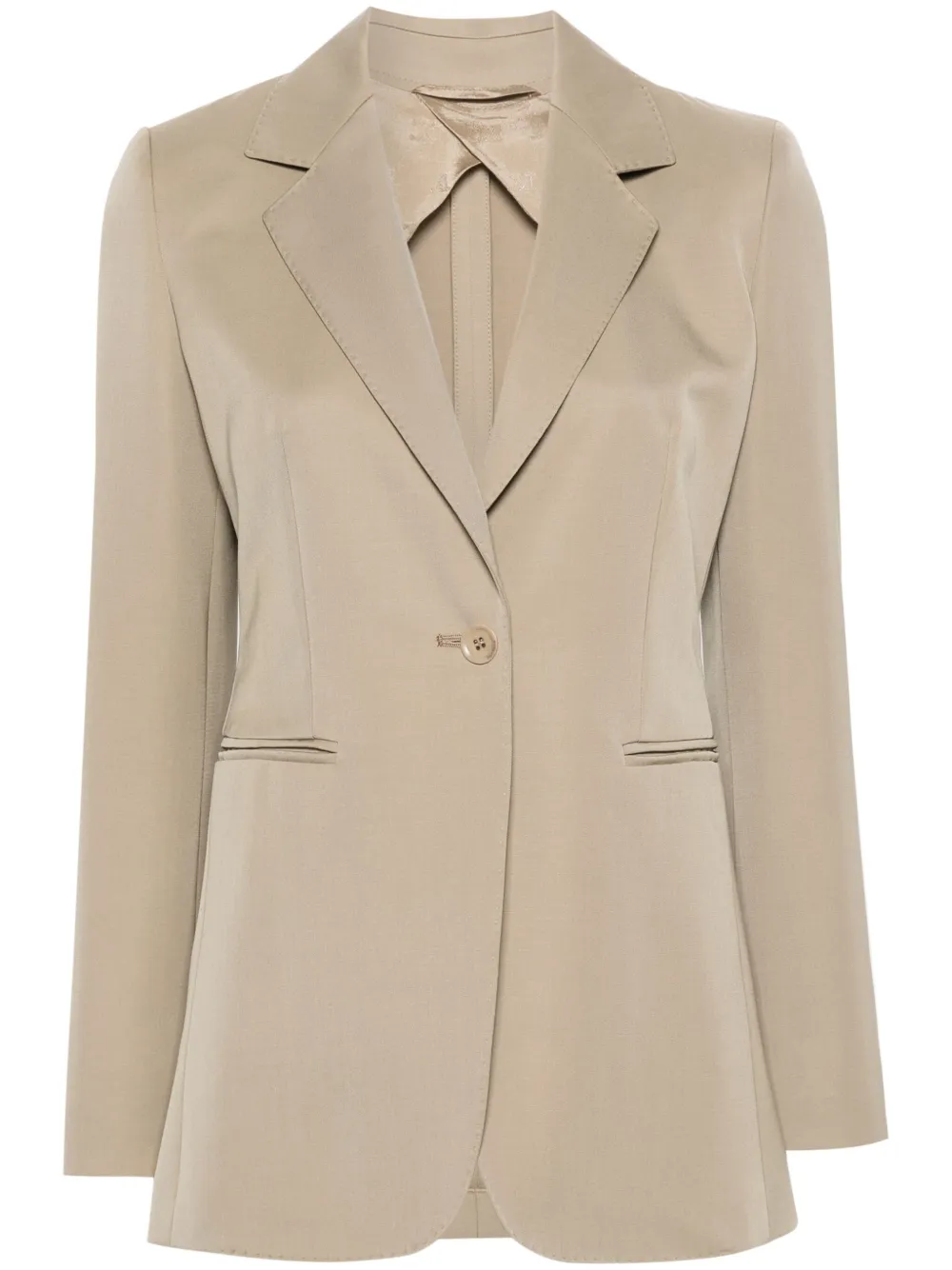 

Однобортный блейзер Sandalo MAX MARA, нейтральный
