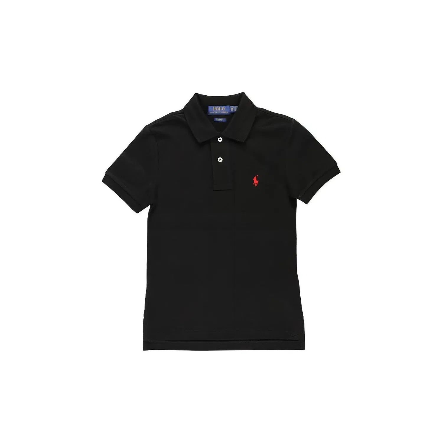 Футболка поло Slim Fit черная Polo Ralph Lauren детская