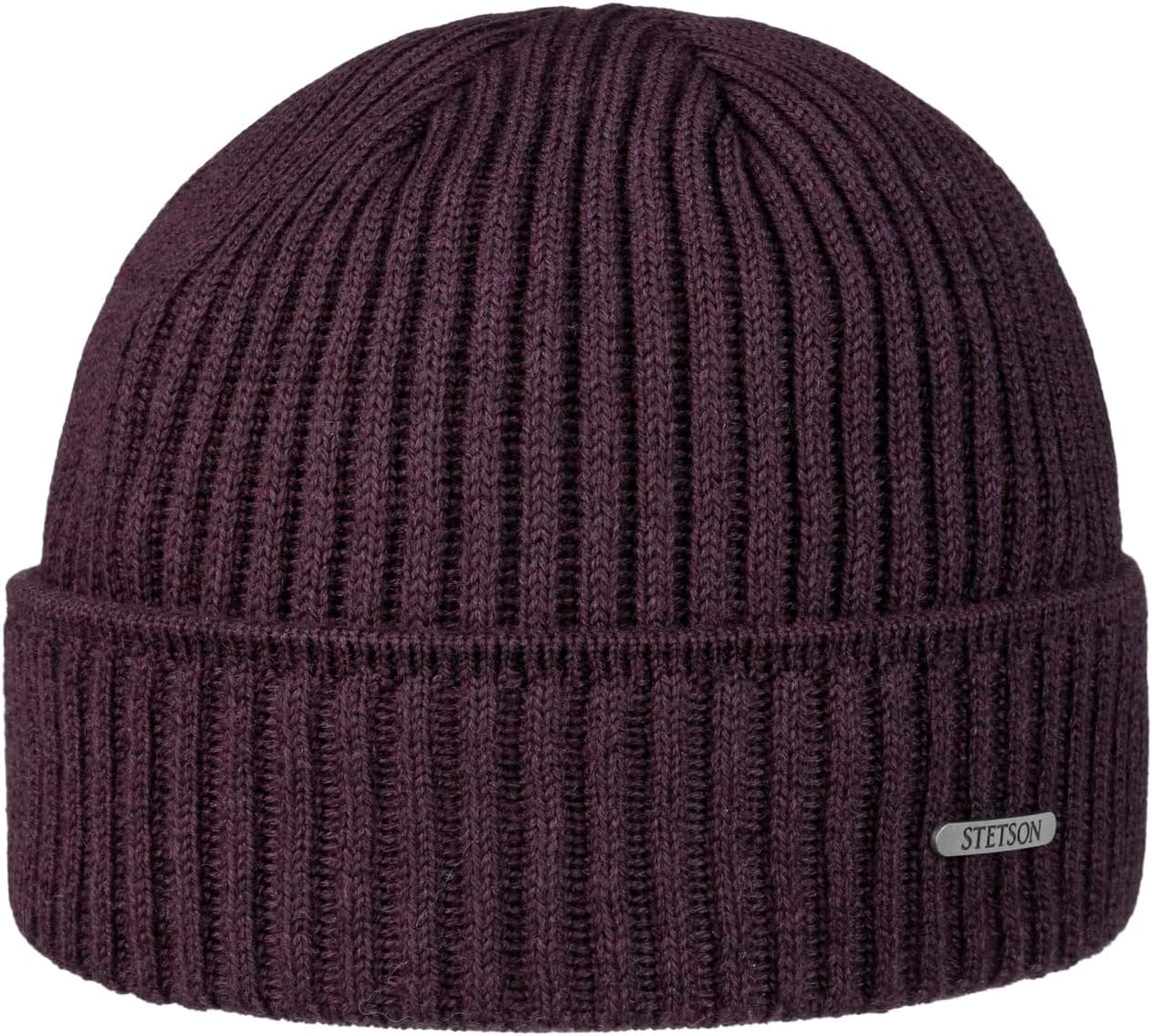 

Вязаная шапка Stetson Parkman, 100% мериносовая шерсть, сделано в ЕС, для мужчин и женщин, осень-зима, Purple