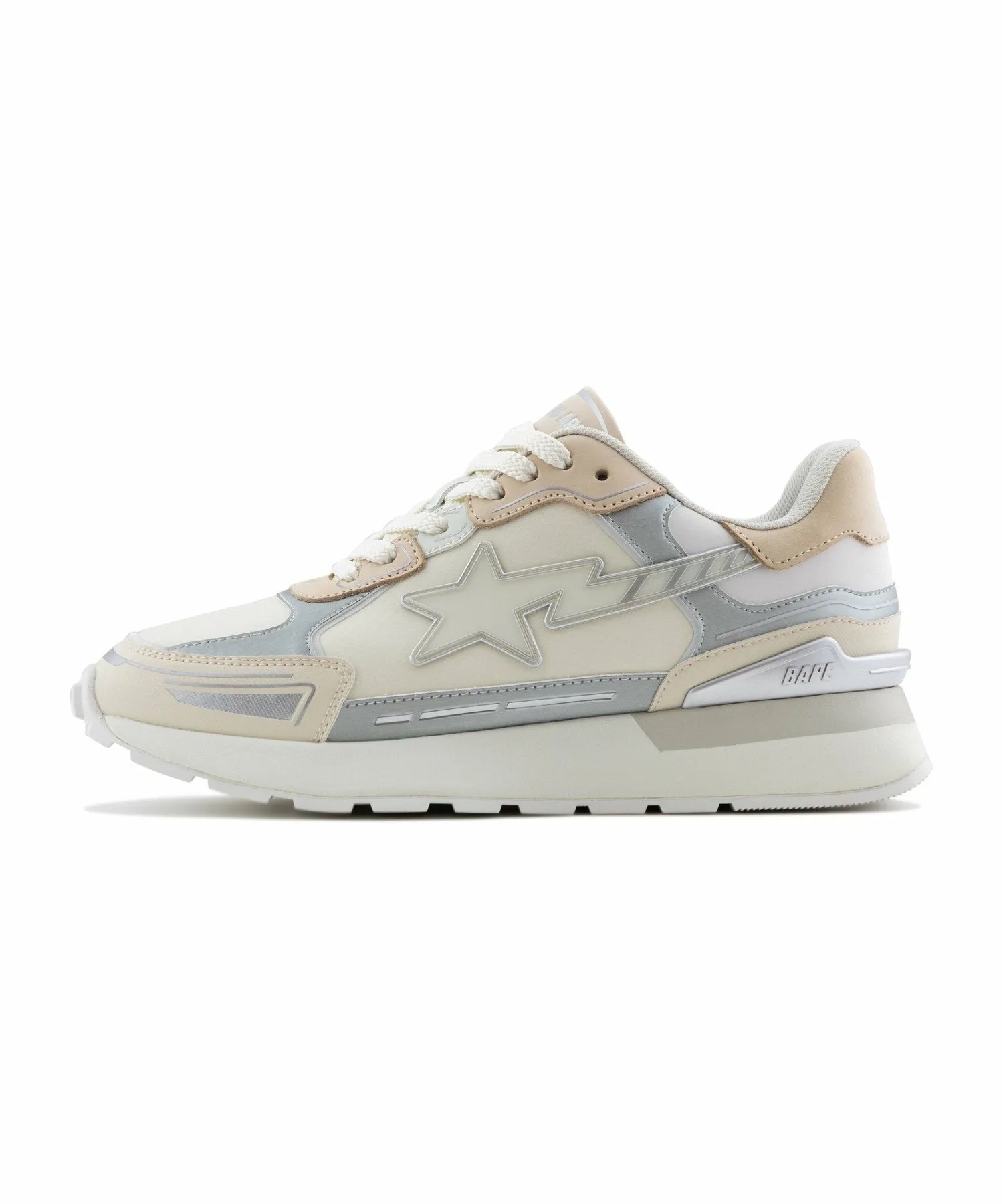BAPE CROSS STA #1 A BATHING APE, IVORY — фото 2