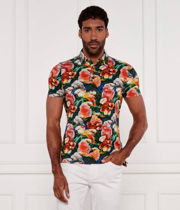 

Рубашка поло Slim fit Stenströms, мультиколор