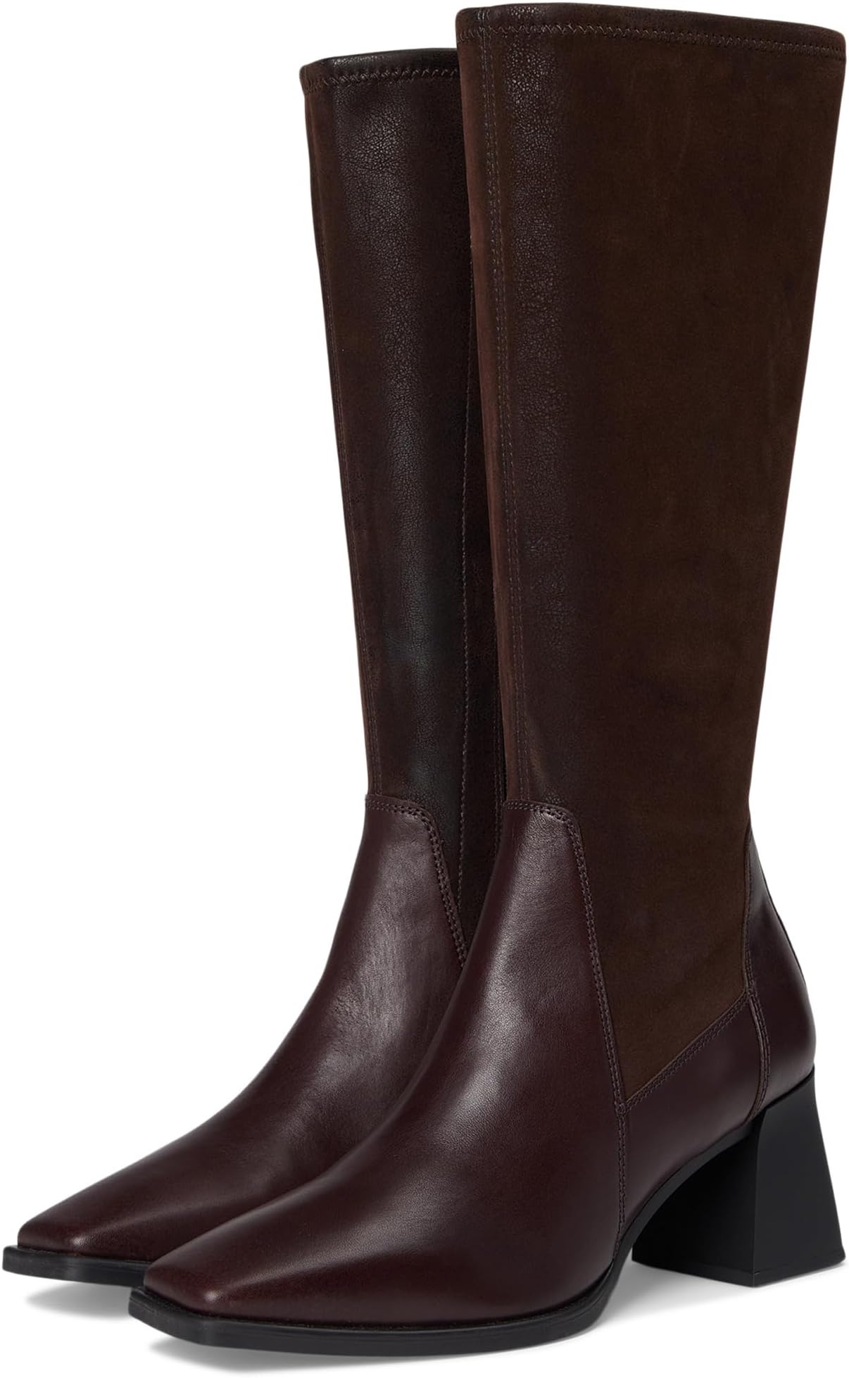 Ботинки Vagabond Shoemakers Women's Hedda Leather Tall Stretch Boots, Chocolate