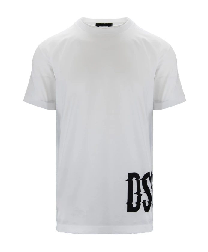 

Мужская футболка-слипон с логотипом Dsquared2, белый