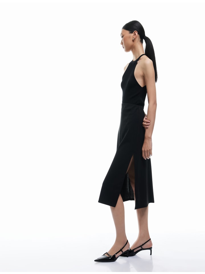 

Юбка до колена KOTON, черный