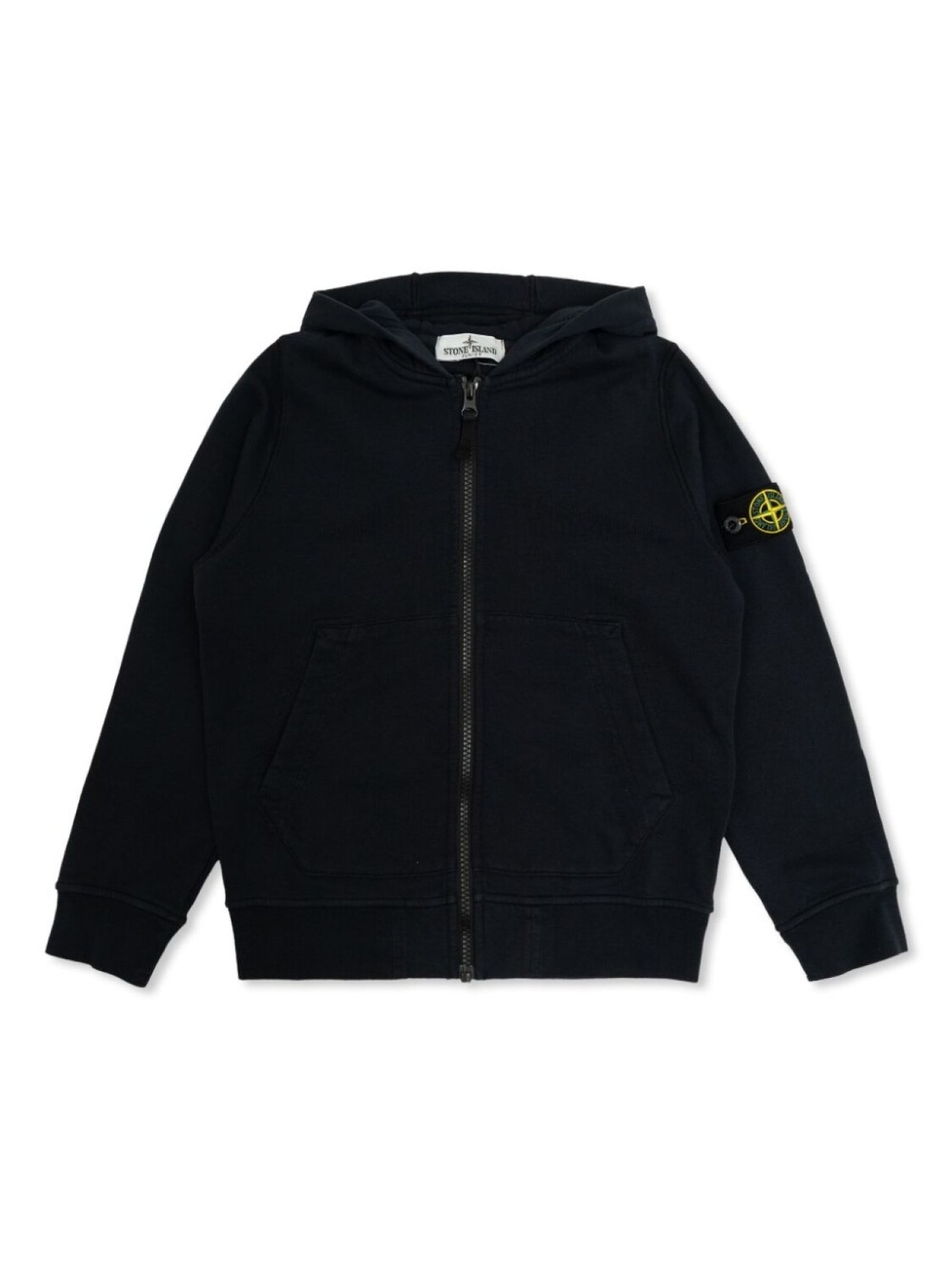 

Толстовка с капюшоном Stone Island Junior Compass-badge, синий