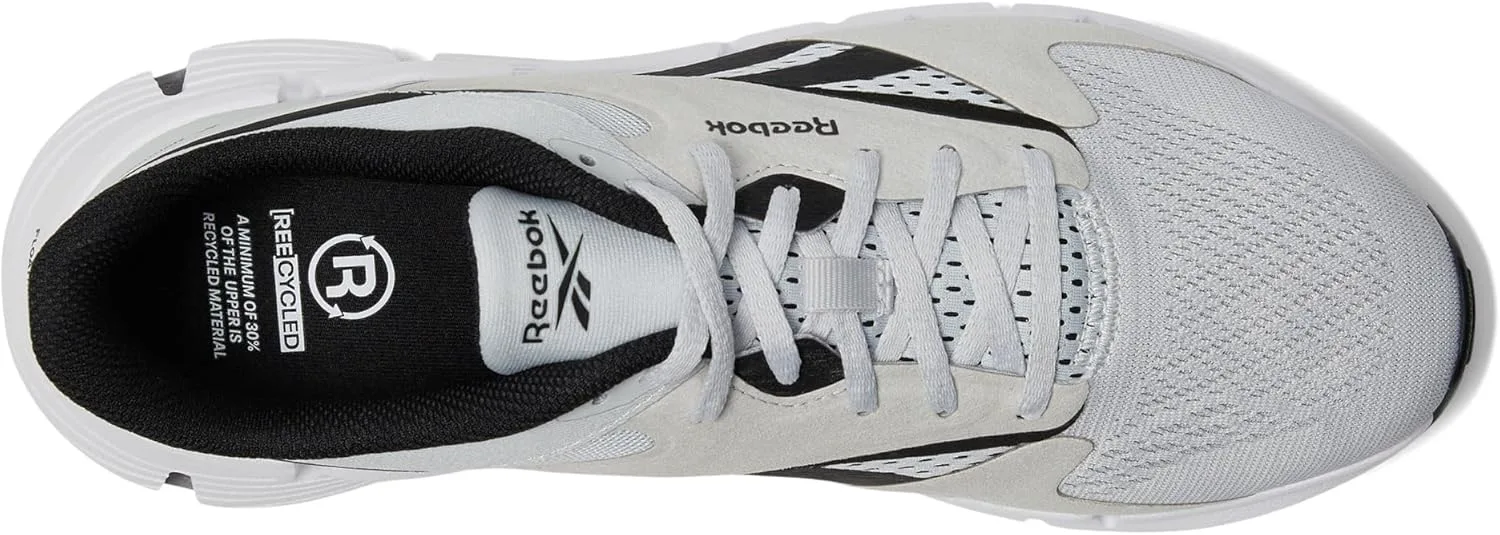 Кроссовки Reebok для взрослых унисекс Zig Dynamica 5, серый/черный/белый — фото 3