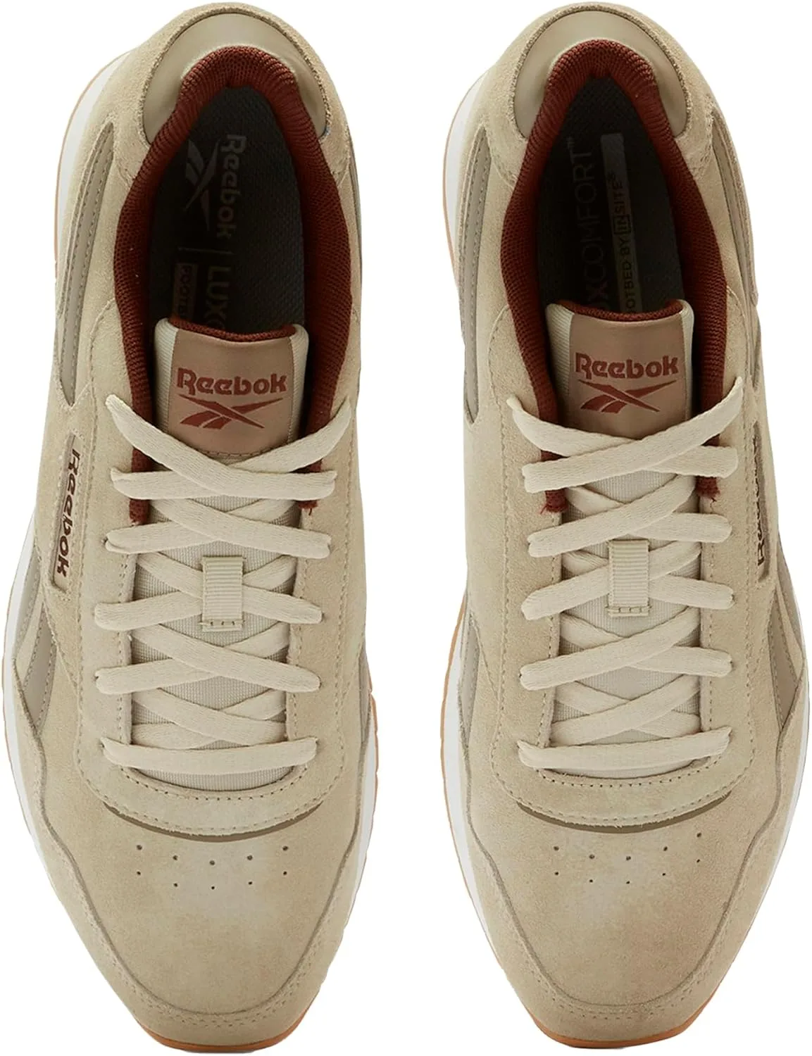 Мужские кроссовки/спортивная обувь Reebok, коричневый/серый/бежевый — фото 4