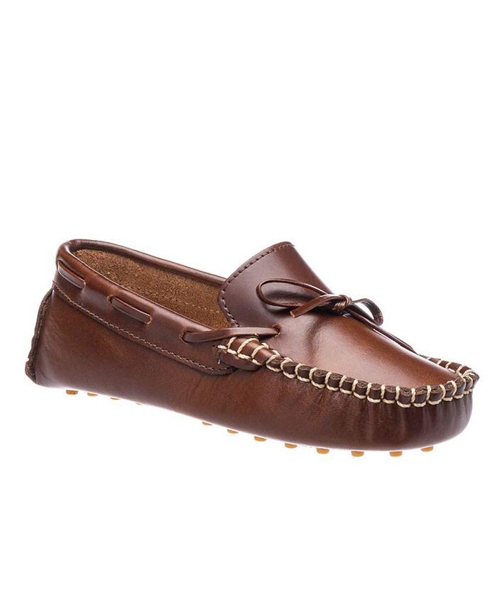 

Мокасины для водителей для маленьких мальчиков Elephantito, коричневый