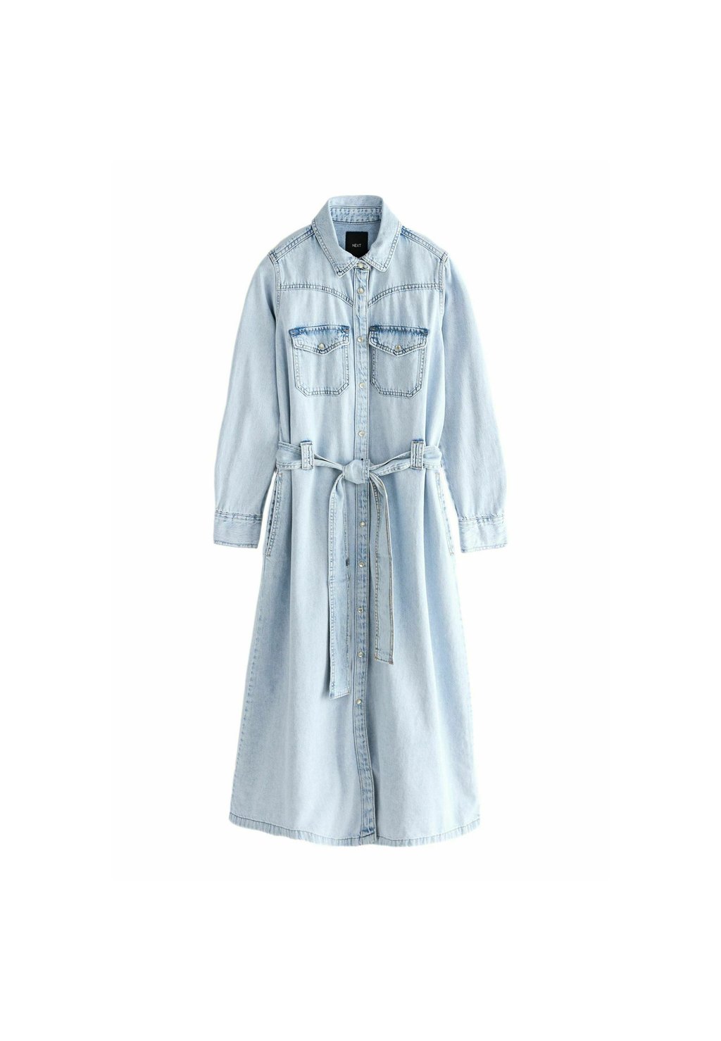 

Джинсовое платье WESTERN MIDI - REGULAR FIT - Maxi dress Next, синий