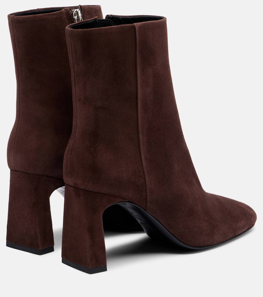 Ботинки Karol 80 на щиколотку из замши Souliers Martinez, Dark Brown — фото 2