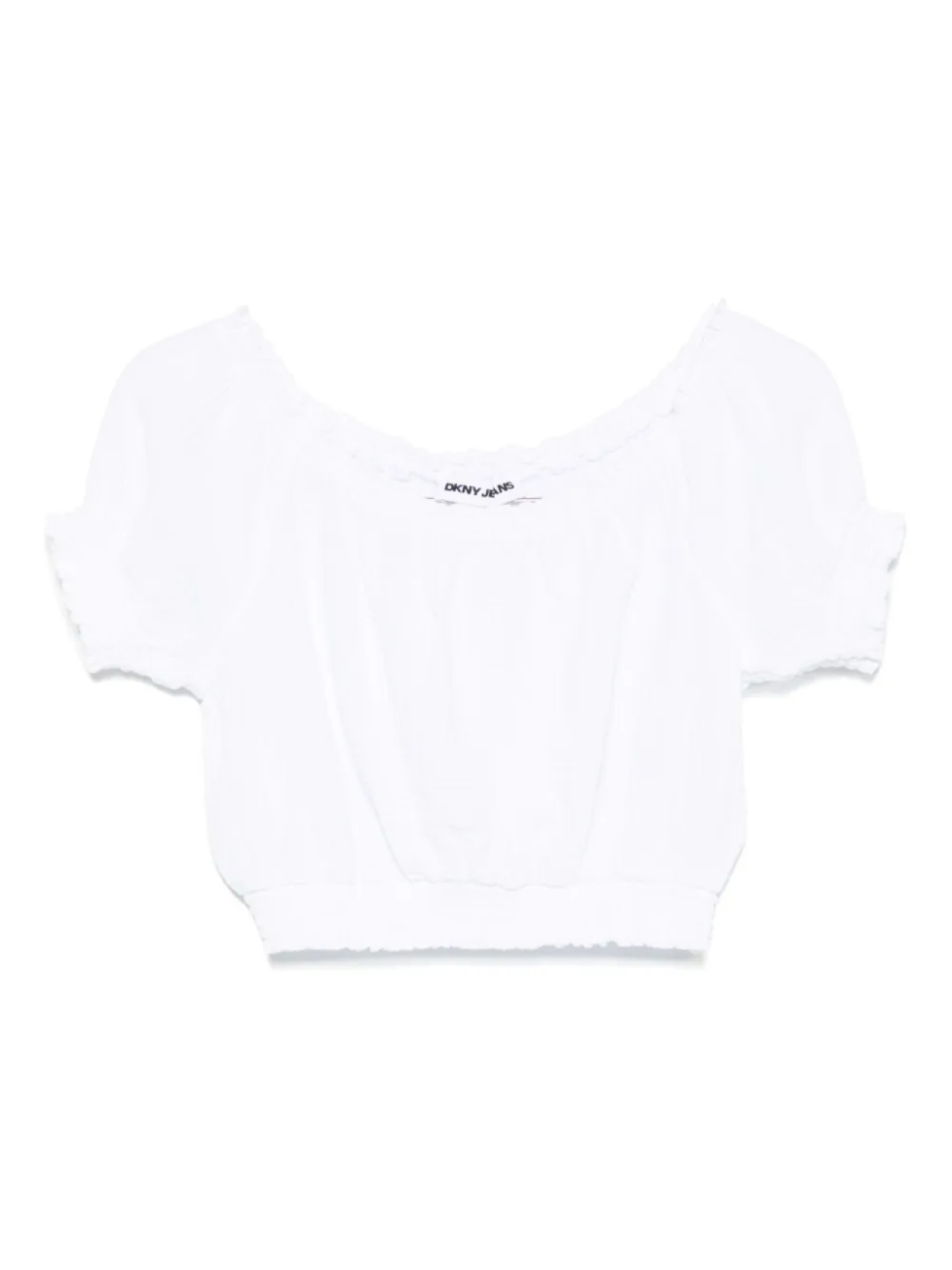 

Футболка из сирсакера DKNY, белый