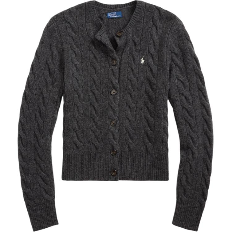 Топ Women's Gray Heather Polo Ralph Lauren, серый — фото 3