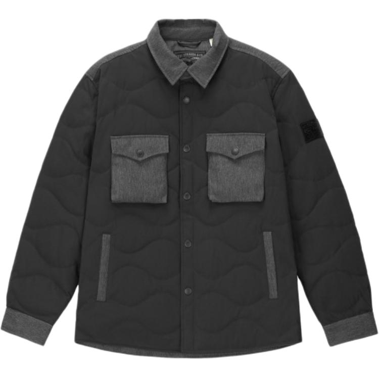 

Levis Мужская куртка Levi's Down Jacket, цвет синий, черный, многоцветный