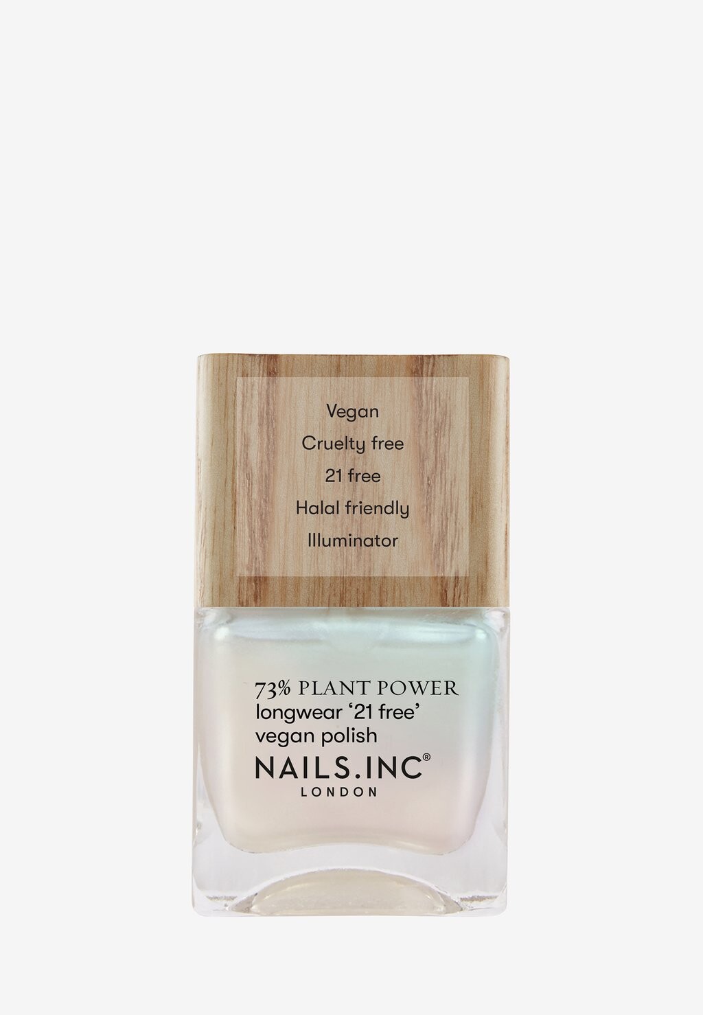 

Лак для ногтей NAILS INC. 73% PLANT POWER Nails Inc, прозрачный
