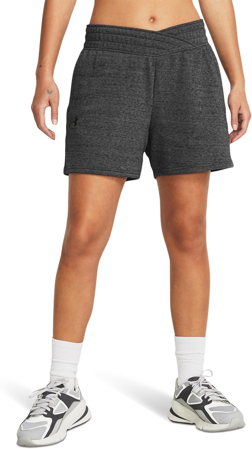 

Шорты Under Armour Rival Terry Shorts, цвет Castlerock Full Heather/Black