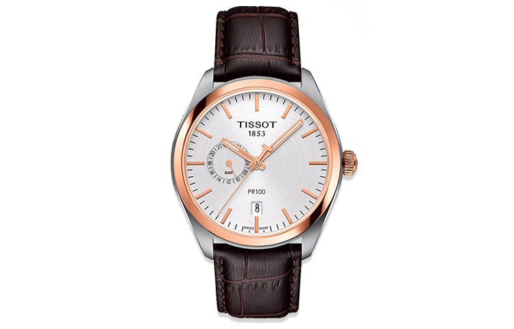 

Футболка Tissot PR100 Collection с кварцевым механизмом, мужские часы 39 мм, серебристый циферблат T101.452.26.031.00