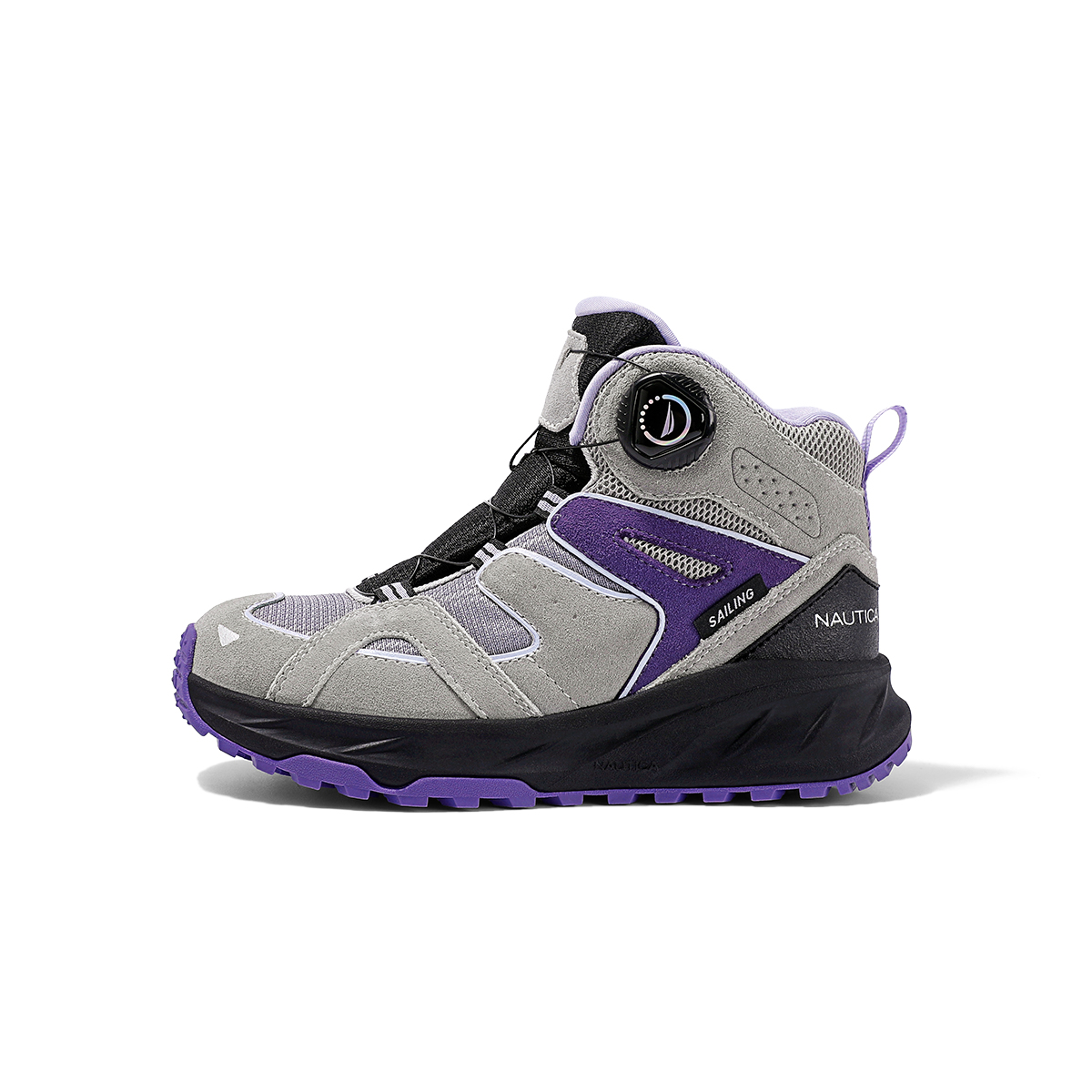 

Высокие детские уличные ботинки unisex NAUTICA, серый/фиолетовый