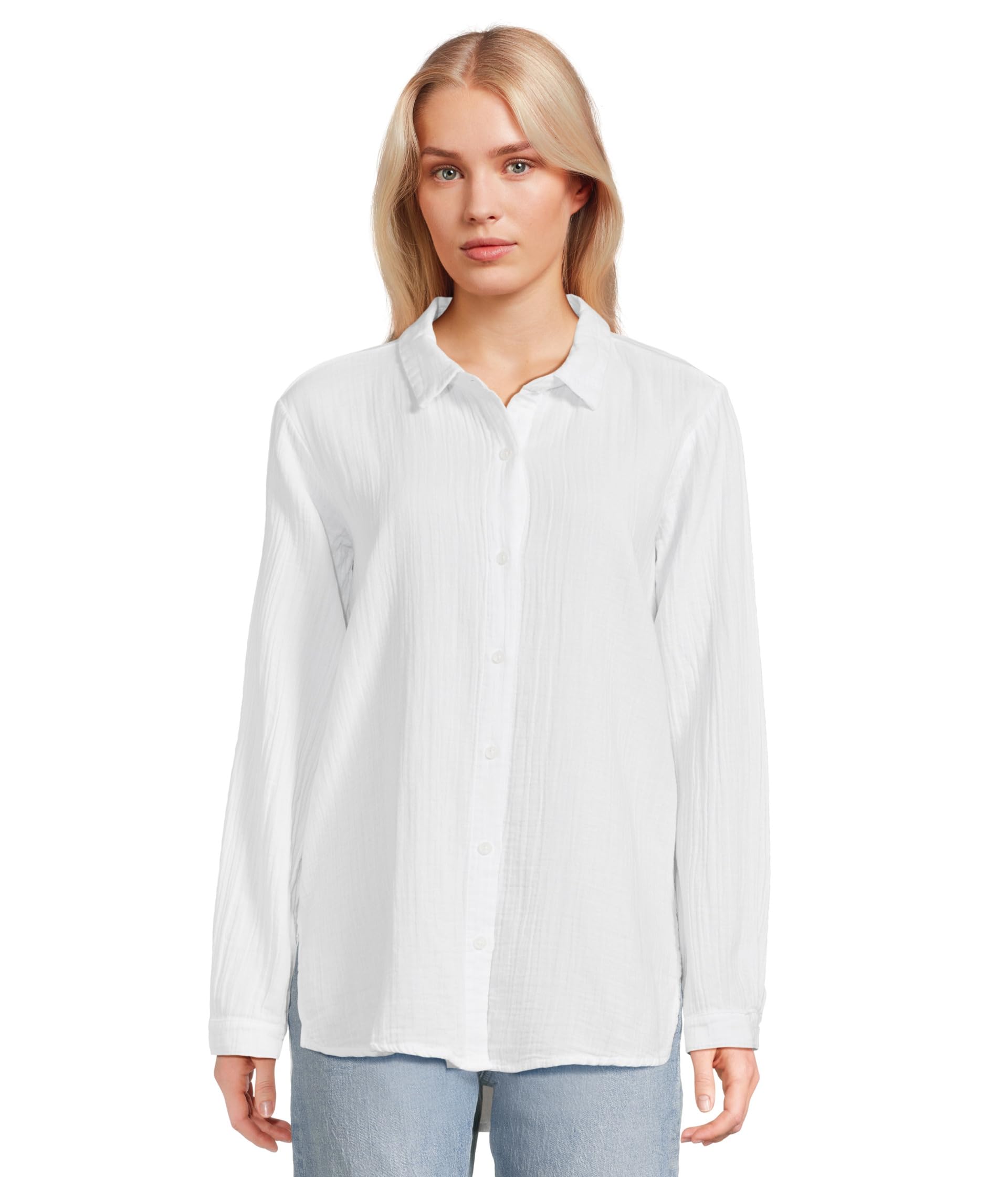 

Рубашка Mod-o-doc Long Sleeve Button-Up Shirt, белый