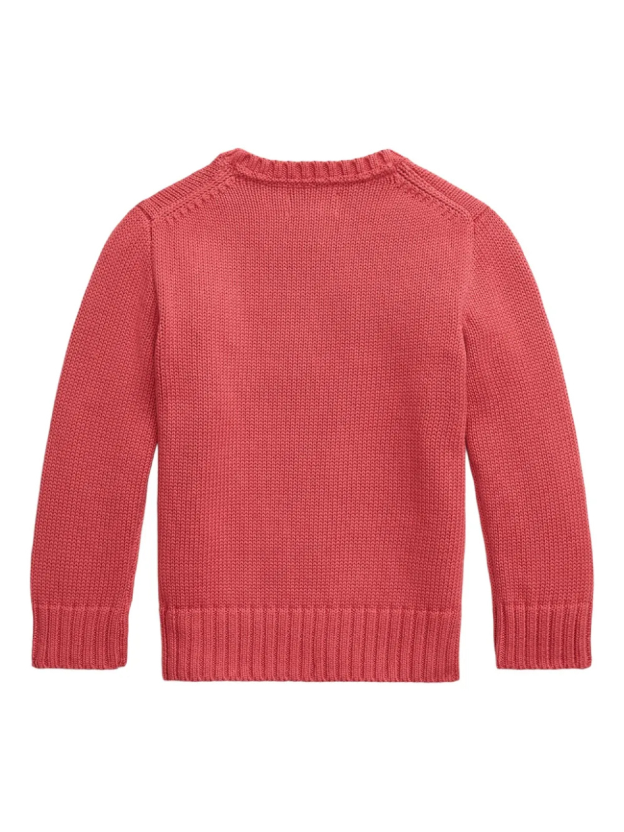 POLO RALPH LAUREN KIDS свитер с вышивкой Polo Pony, красный — фото 2