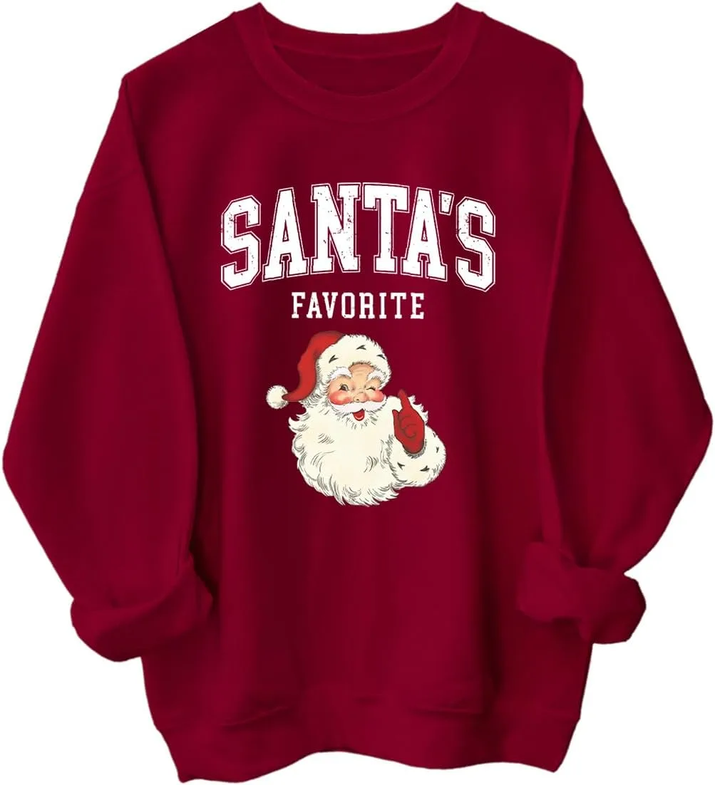 

Рождественский свитшот для женщин, Santa Sweatshirt Niaday