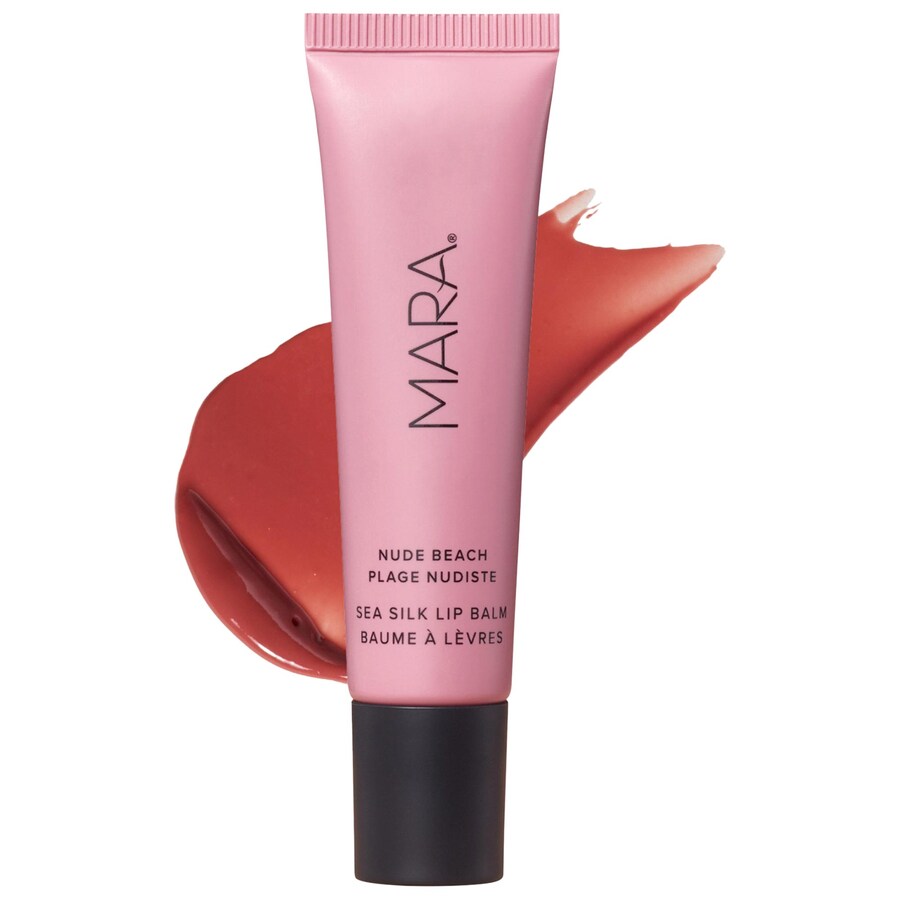 

Увлажняющий бальзам для губ Морской шелк для борьбы с признаками старения и морщинами на губах. MARA, 0.5 oz /15 ml, Nude Beach
