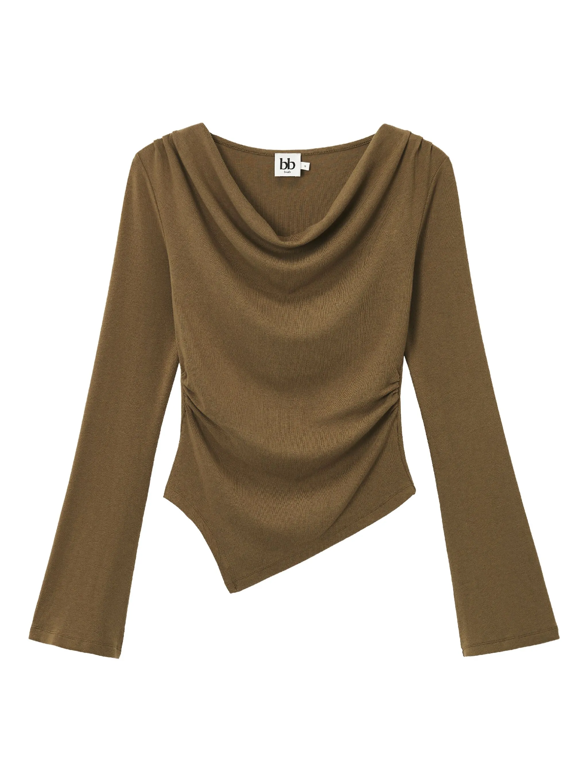 

Топ с воротником-хомутом B+Ab, коричневый