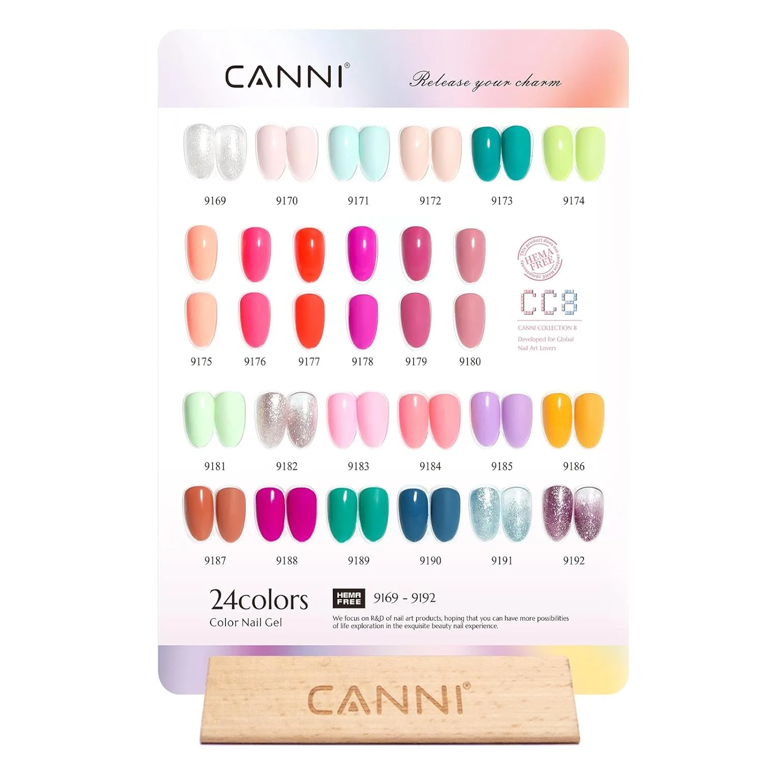 Гель-лак для ногтей CANNI UV с эффектом «кошачий глаз» Canni — фото 4