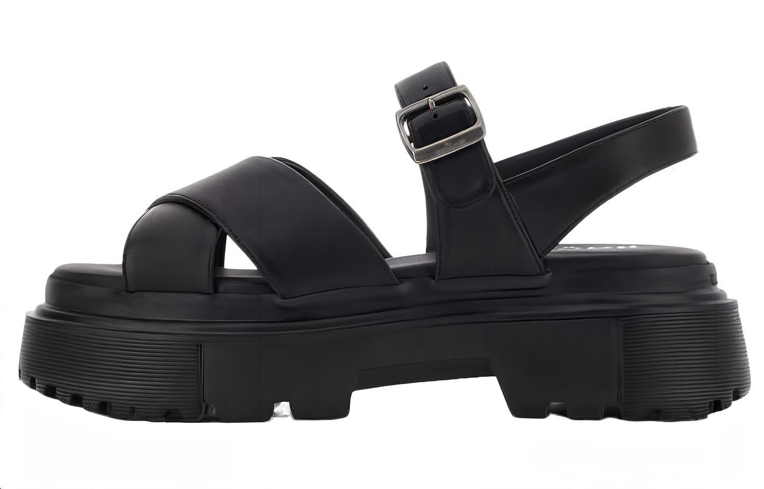 Сандалии на плоской подошве с перекрещивающимися ремешками HOGAN, Original Shoe Box Included
